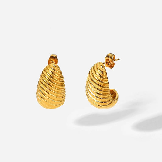 Amora Gold Earrings - Calilo Australia