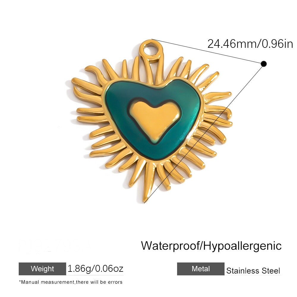Amour Heart Charm - Calilo Australia