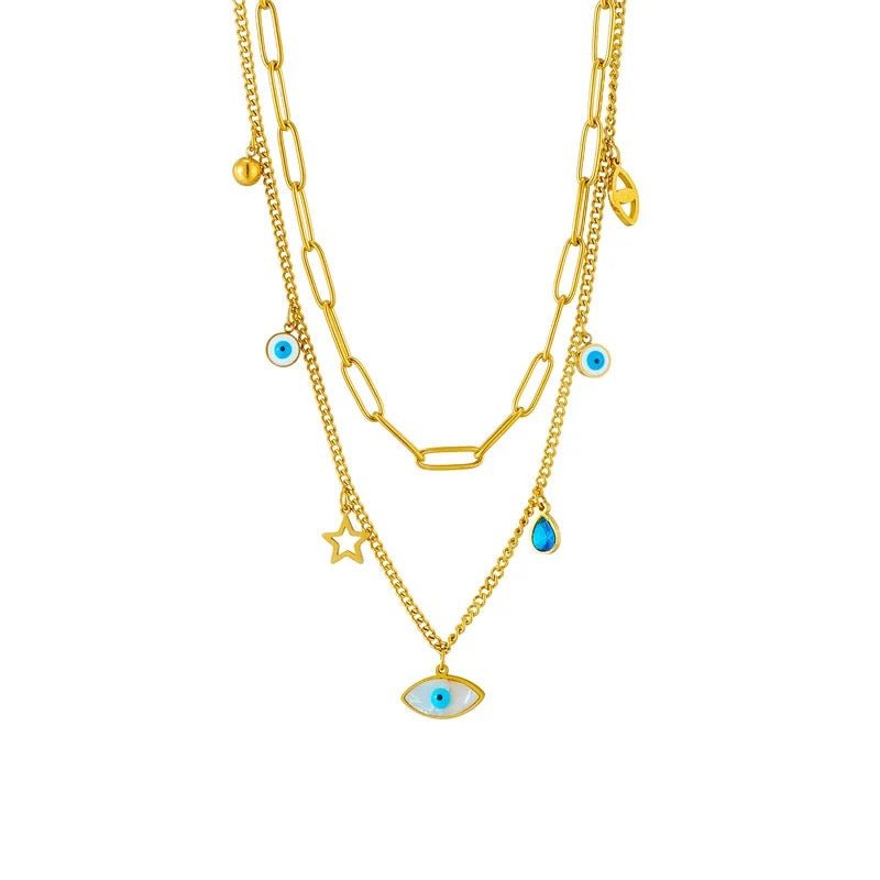 Ana Evil Eye Necklace - Calilo Australia