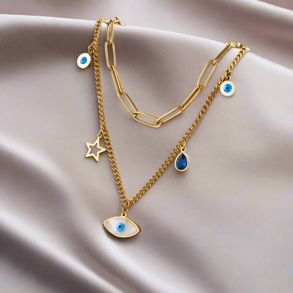 Ana Evil Eye Necklace - Calilo Australia