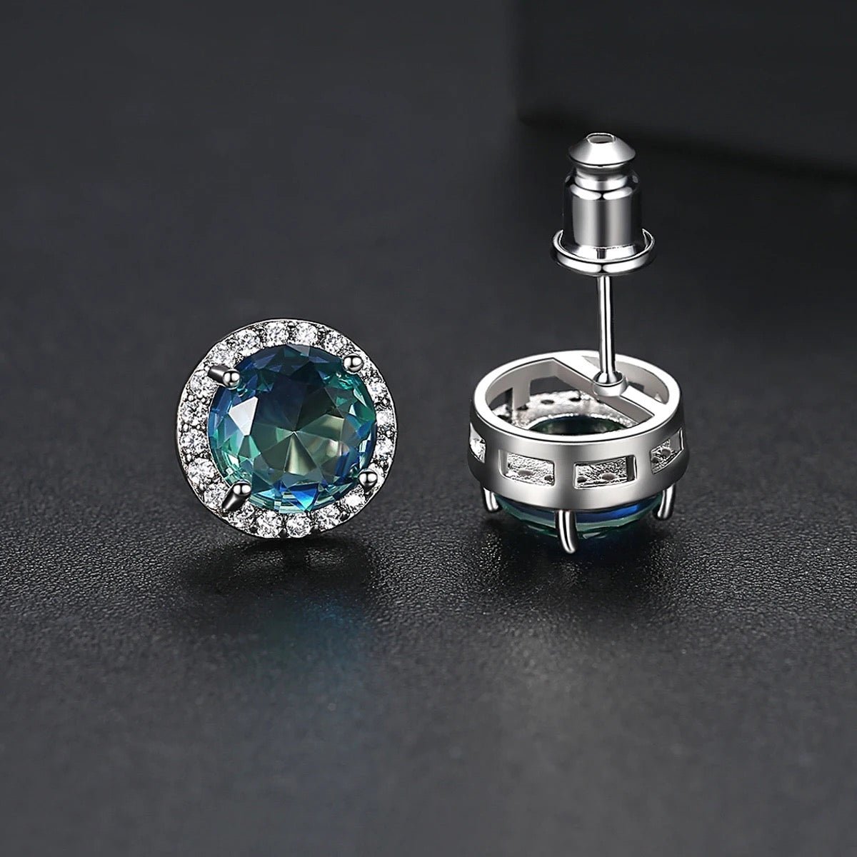 Angelic Blue Stone Earrings - Calilo Australia