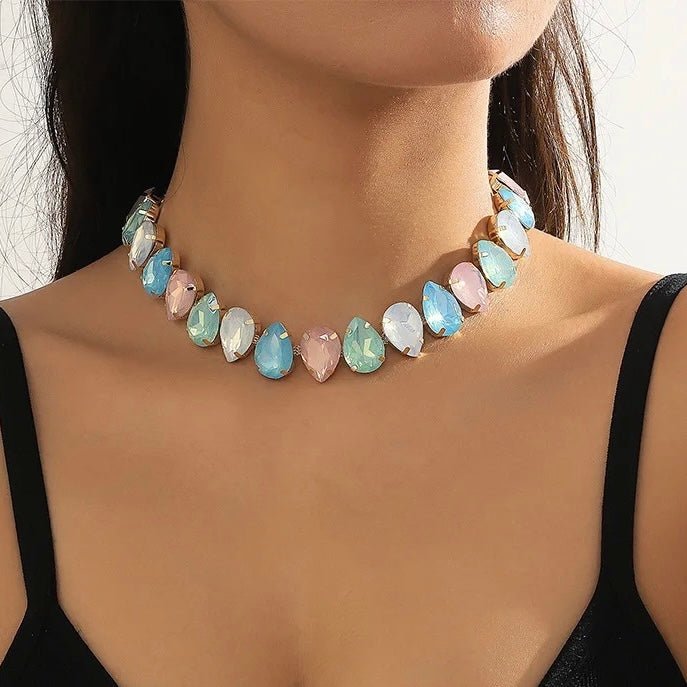 Arabella Rhinestone Necklace - Calilo Australia
