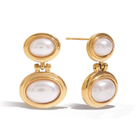 Aria Pearl Earrings - Calilo Australia