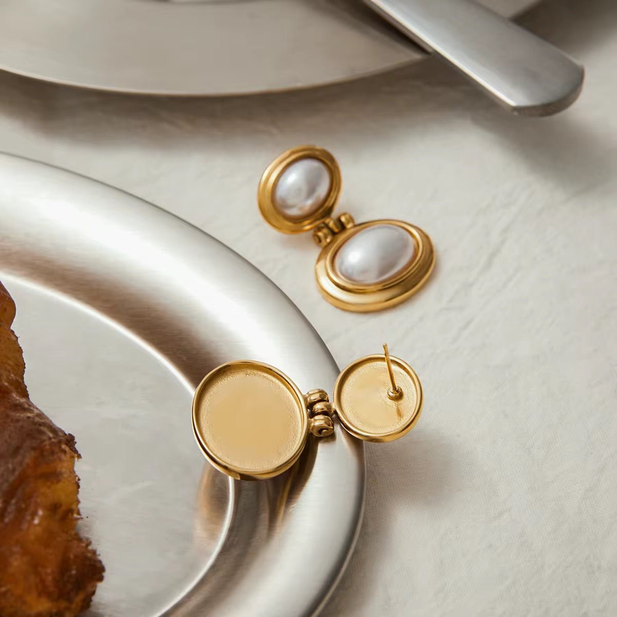 Aria Pearl Earrings - Calilo Australia