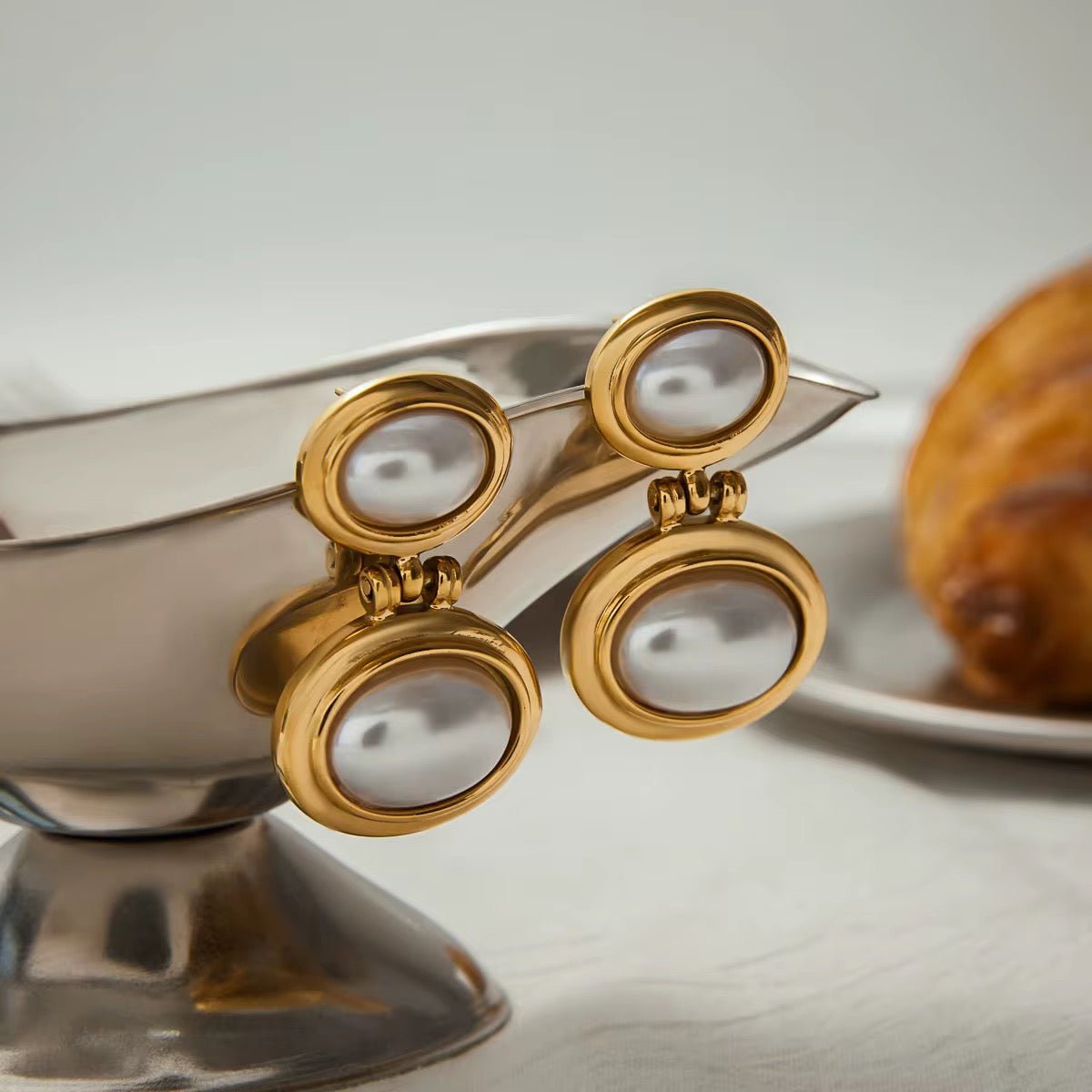 Aria Pearl Earrings - Calilo Australia
