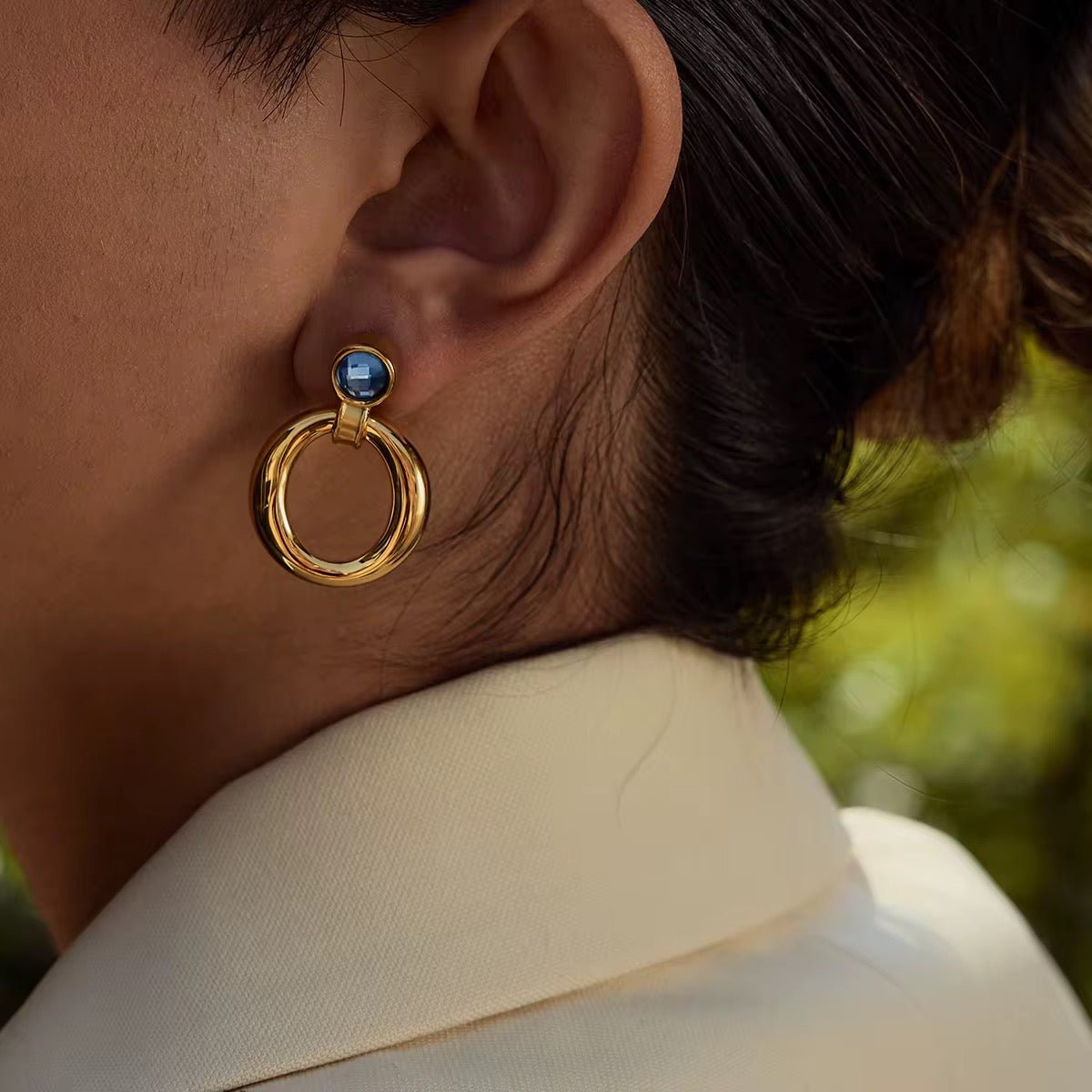 Ashley Gold Earrings - Calilo Australia