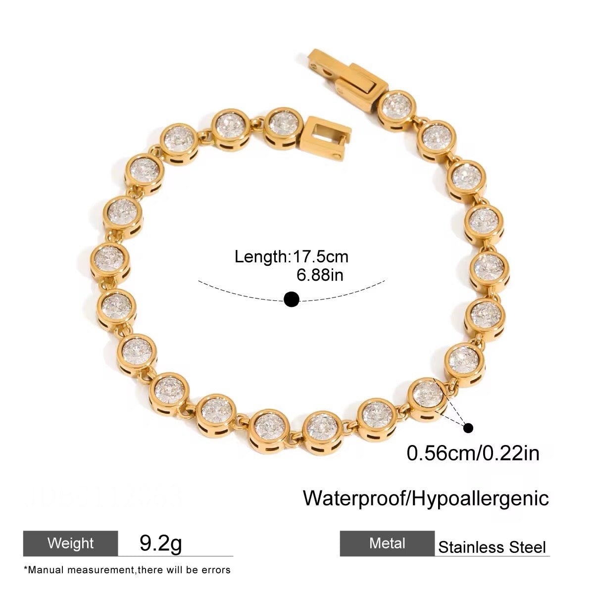 Aurora Tennis Zircon Bracelet - Calilo Australia