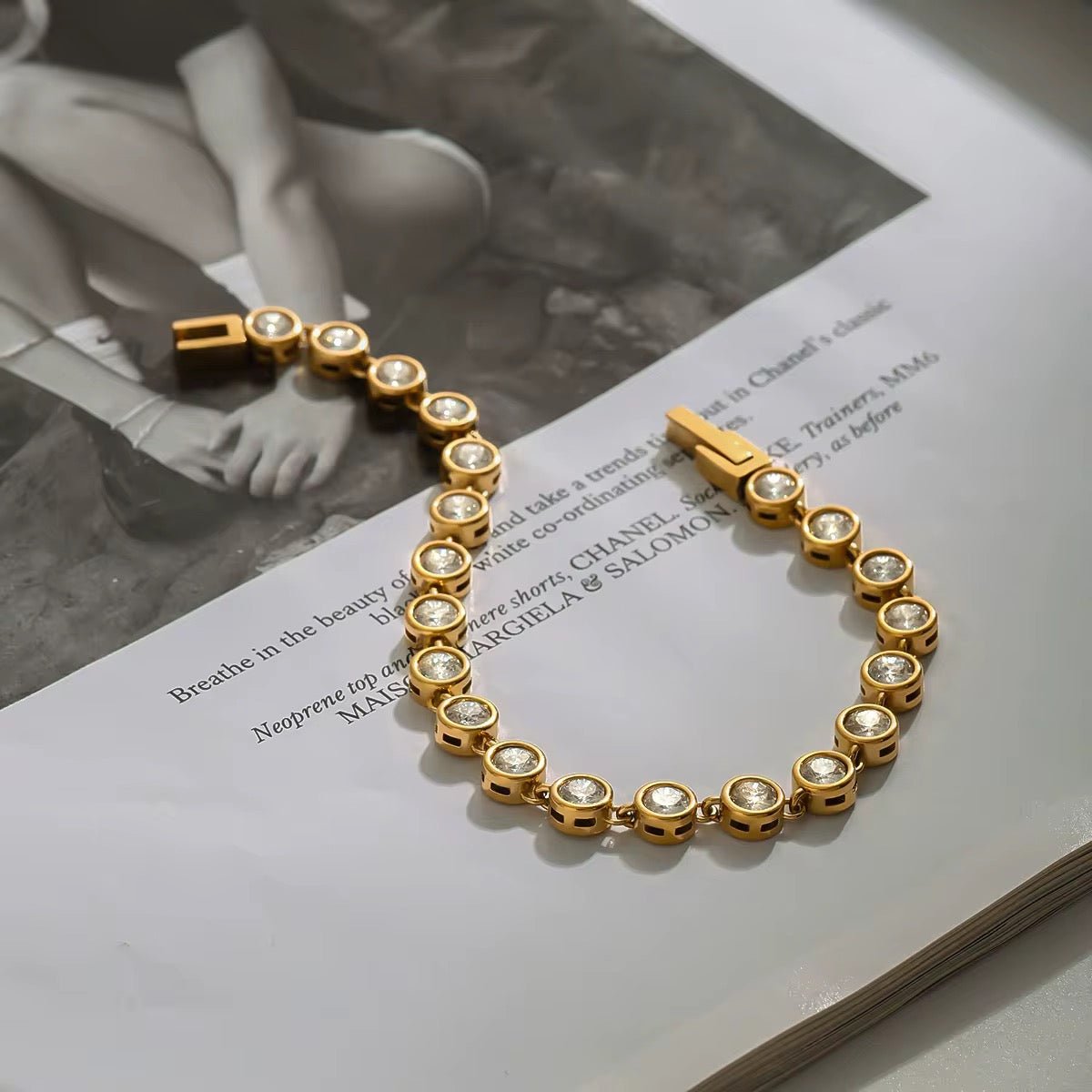 Aurora Tennis Zircon Bracelet - Calilo Australia