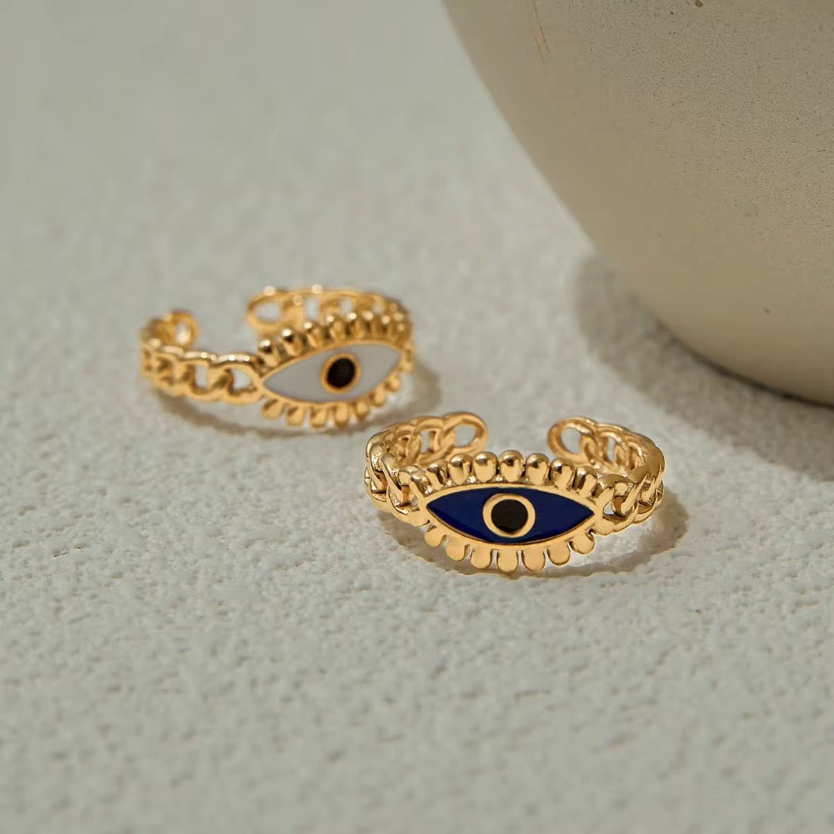 Ava Evil Eye Ring - Calilo Australia