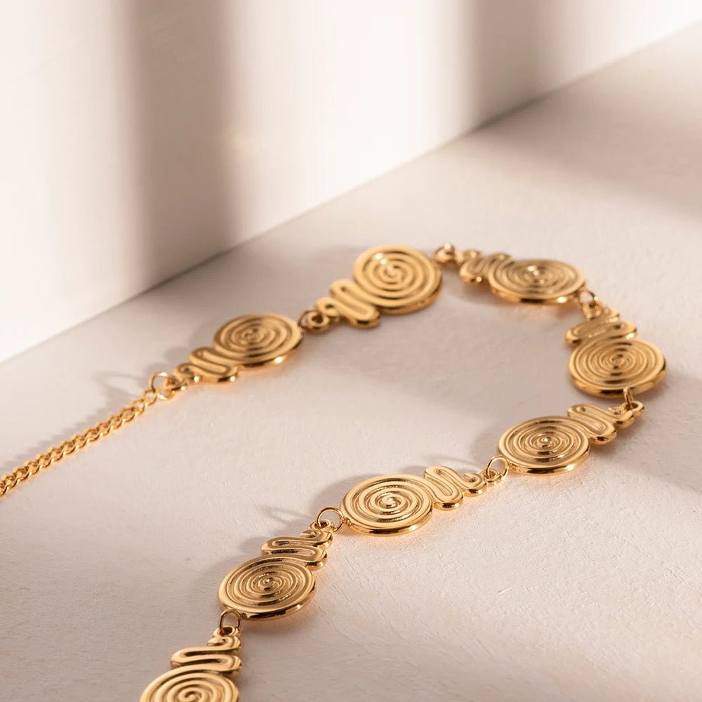 Calilo Gold Spiral Necklace - Calilo Australia