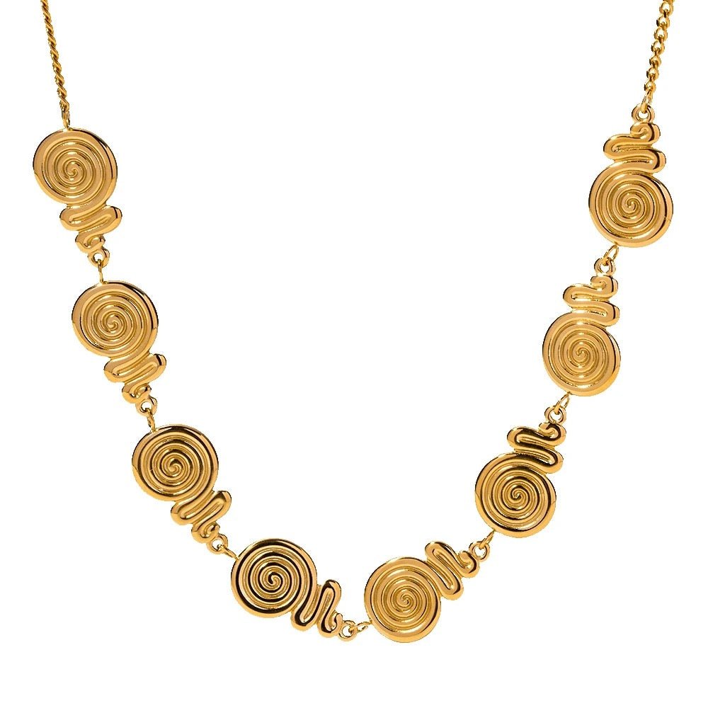 Calilo Gold Spiral Necklace - Calilo Australia