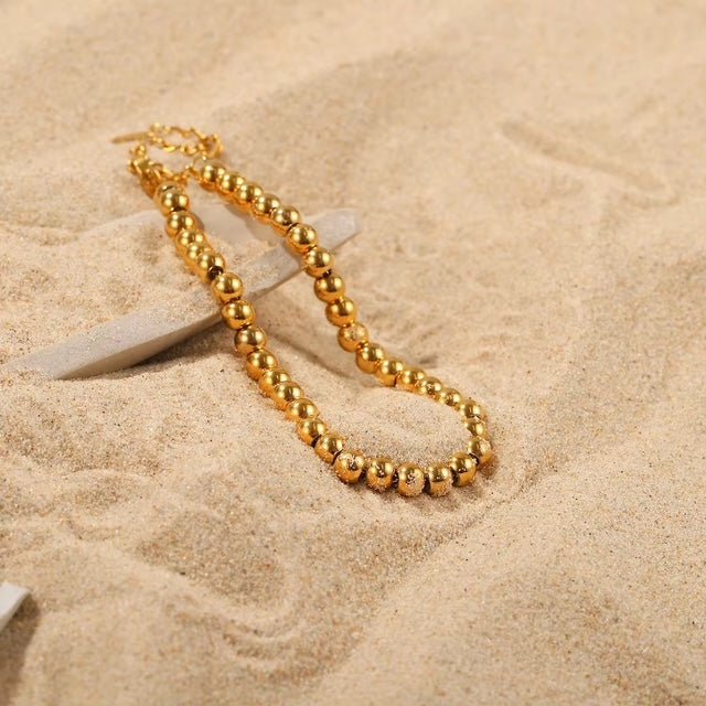 Camilla Beaded Gold Bracelet - Calilo Australia