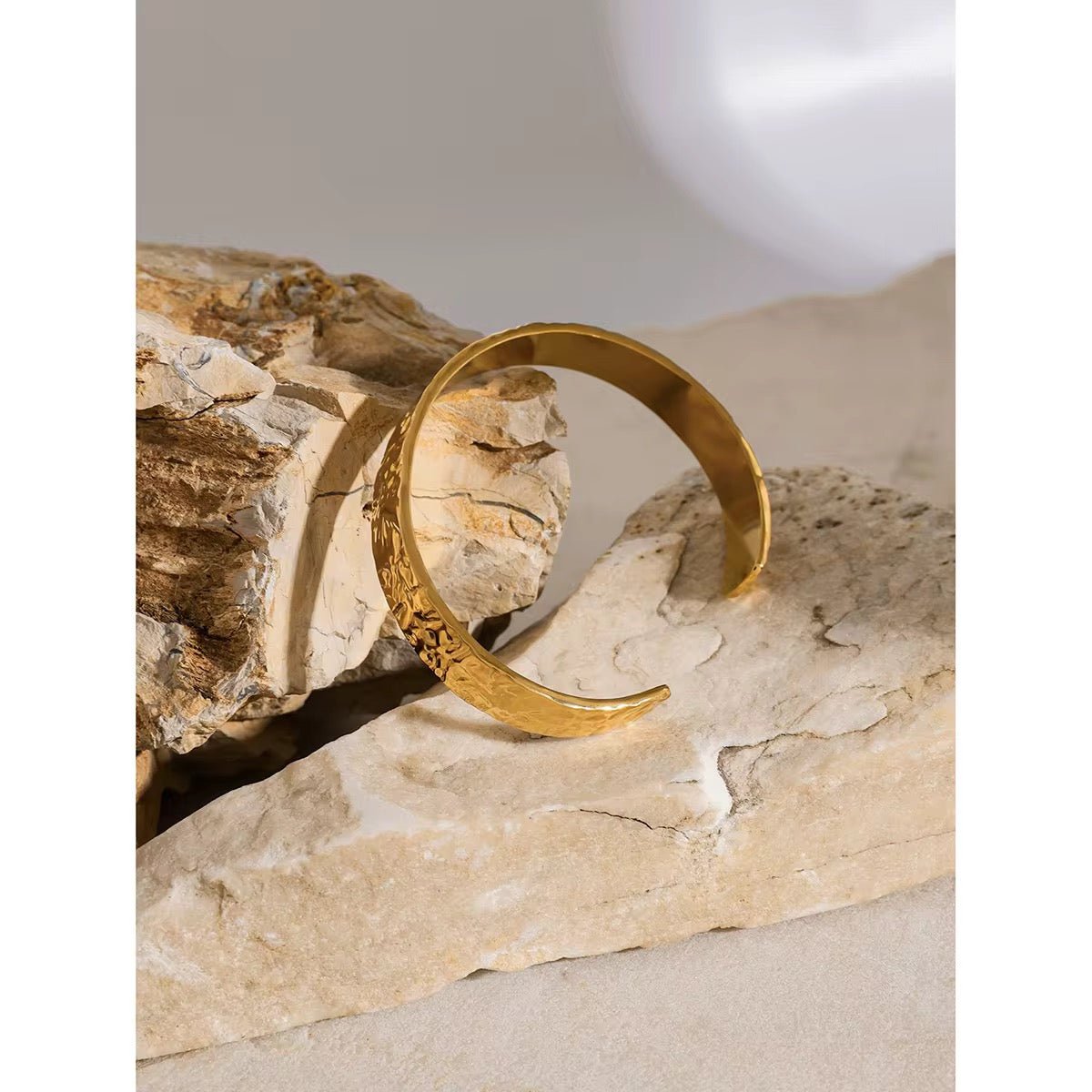 Celeste Gold Cuff Bangle - Calilo Australia