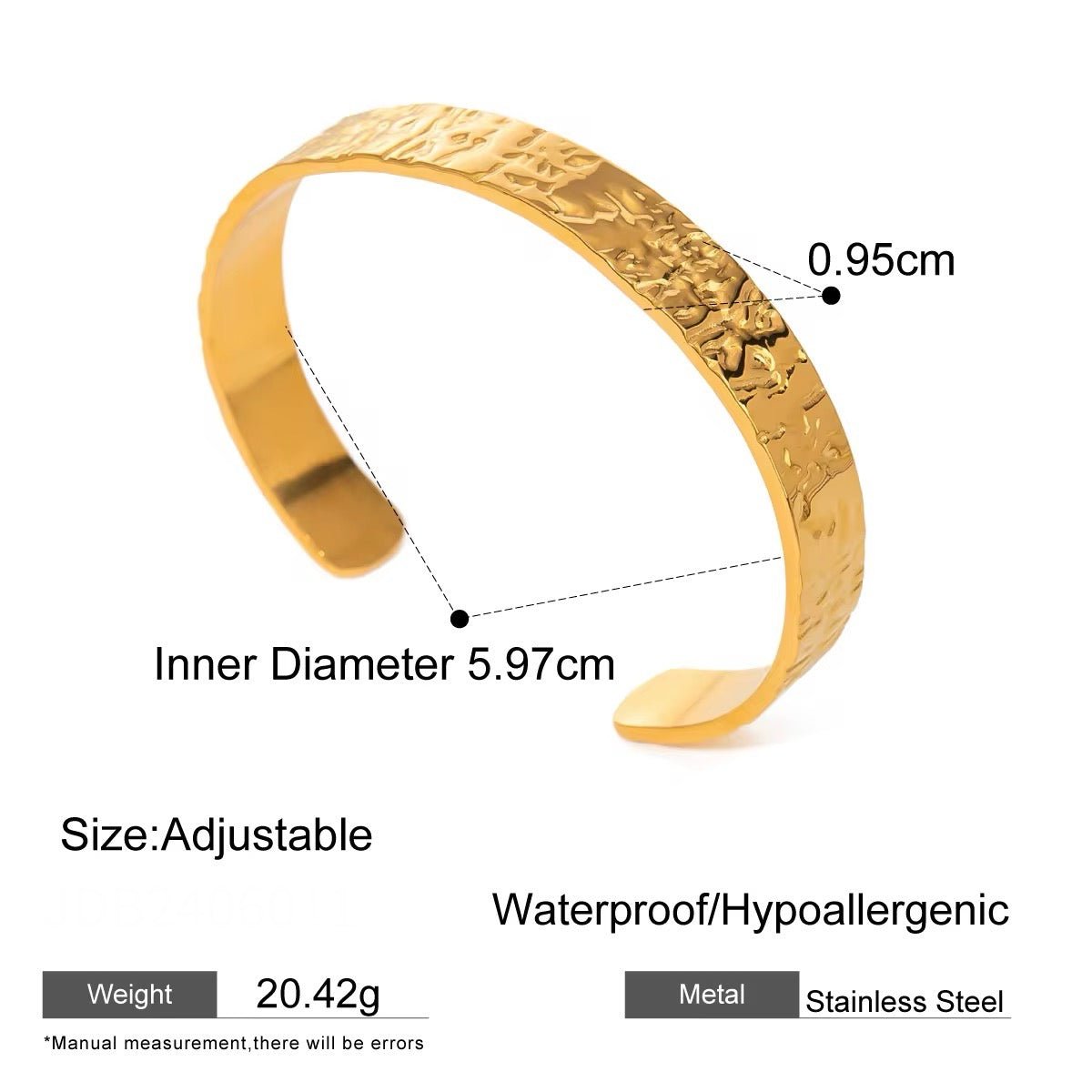 Celeste Gold Cuff Bangle - Calilo Australia