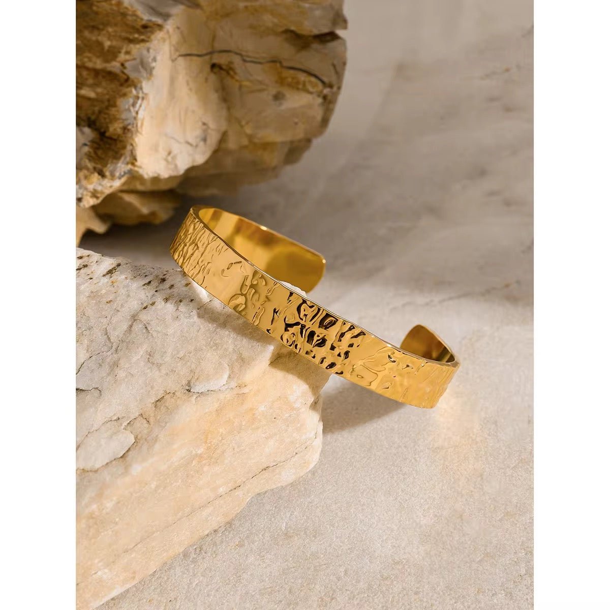 Celeste Gold Cuff Bangle - Calilo Australia