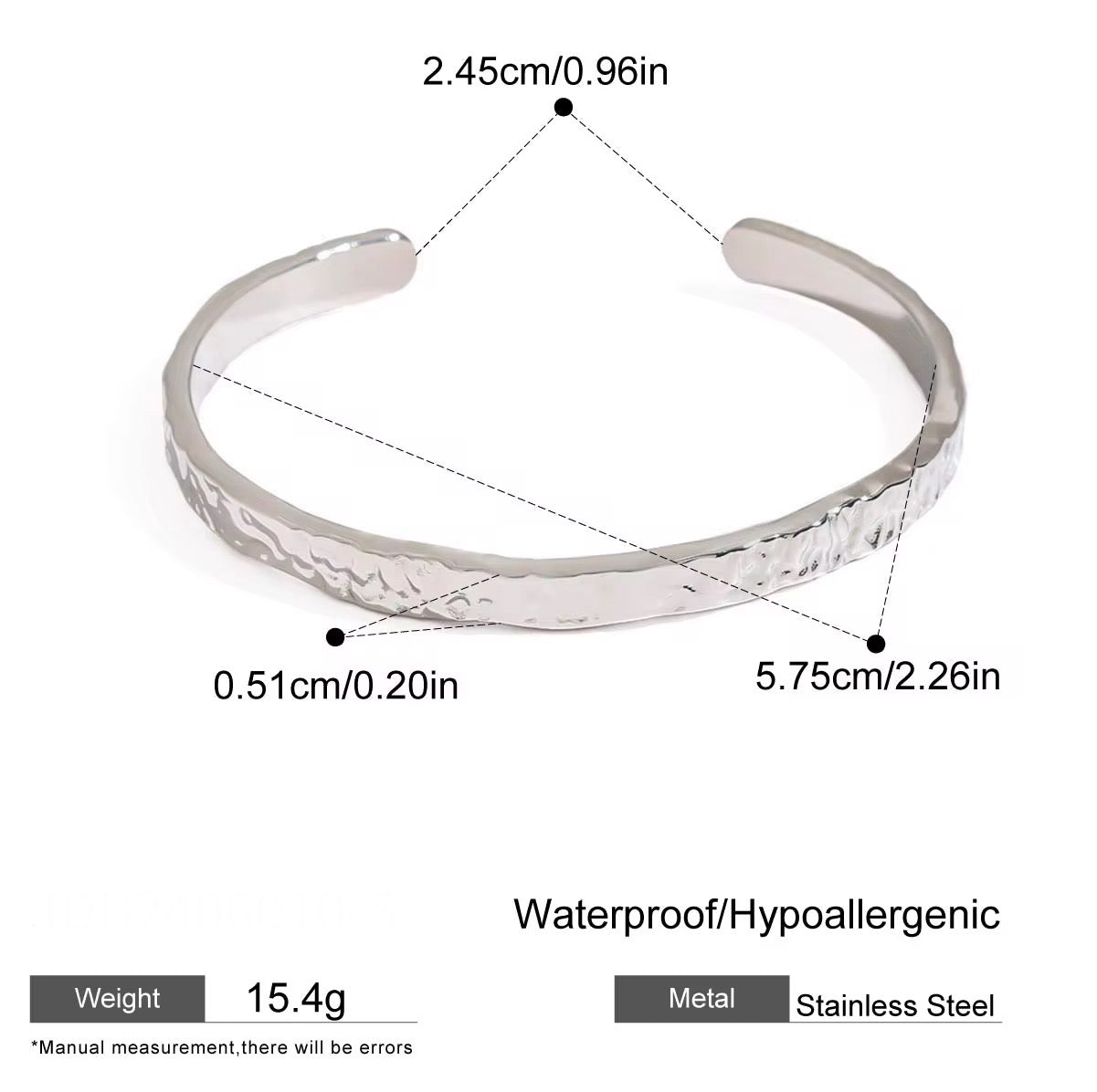 Celeste Silver Cuff Bangle - Calilo Australia