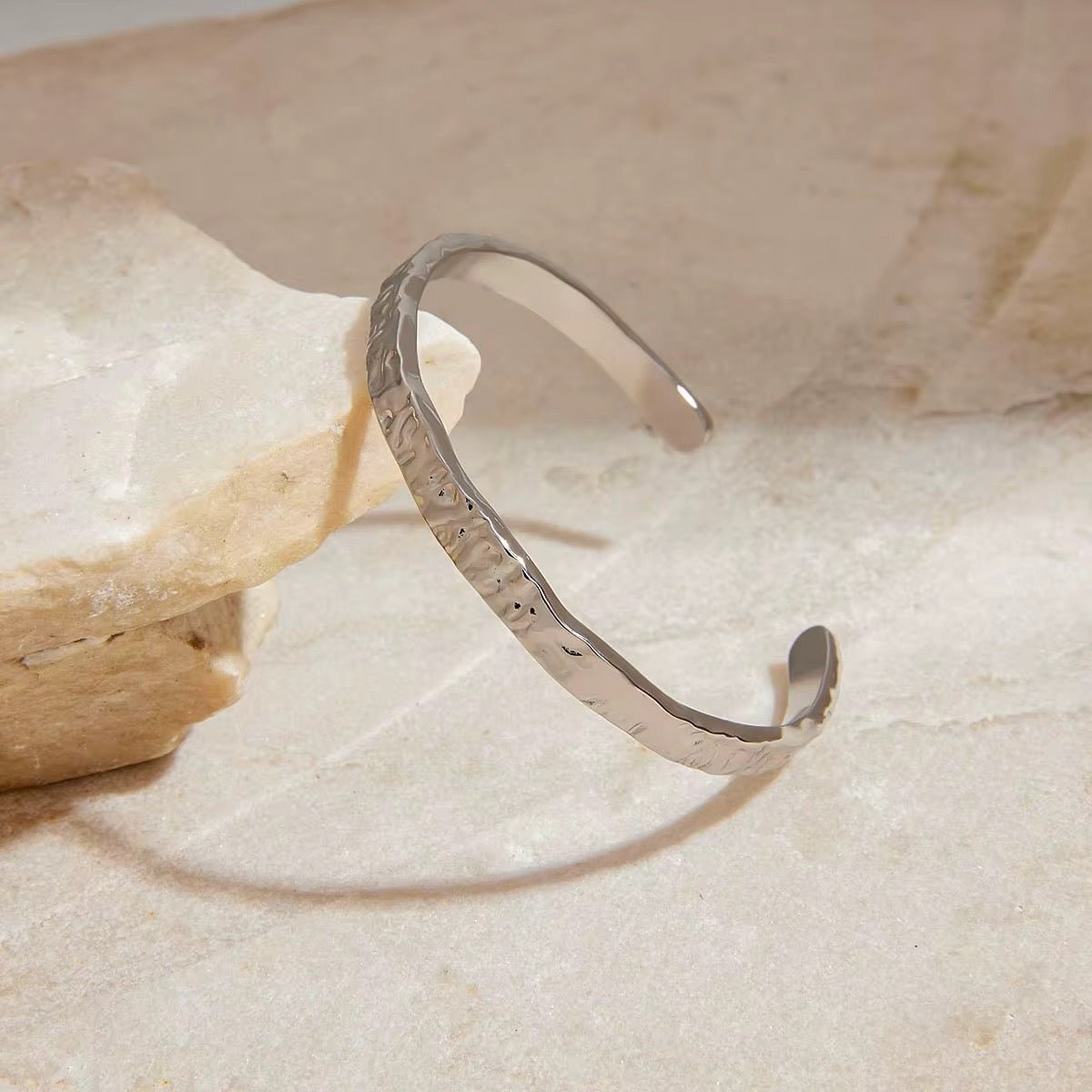 Celeste Silver Cuff Bangle - Calilo Australia