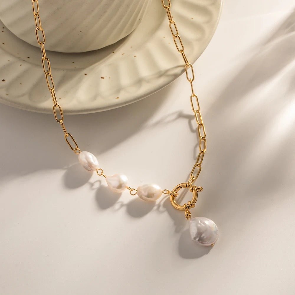 Chloe Pearl Necklace - Calilo Australia