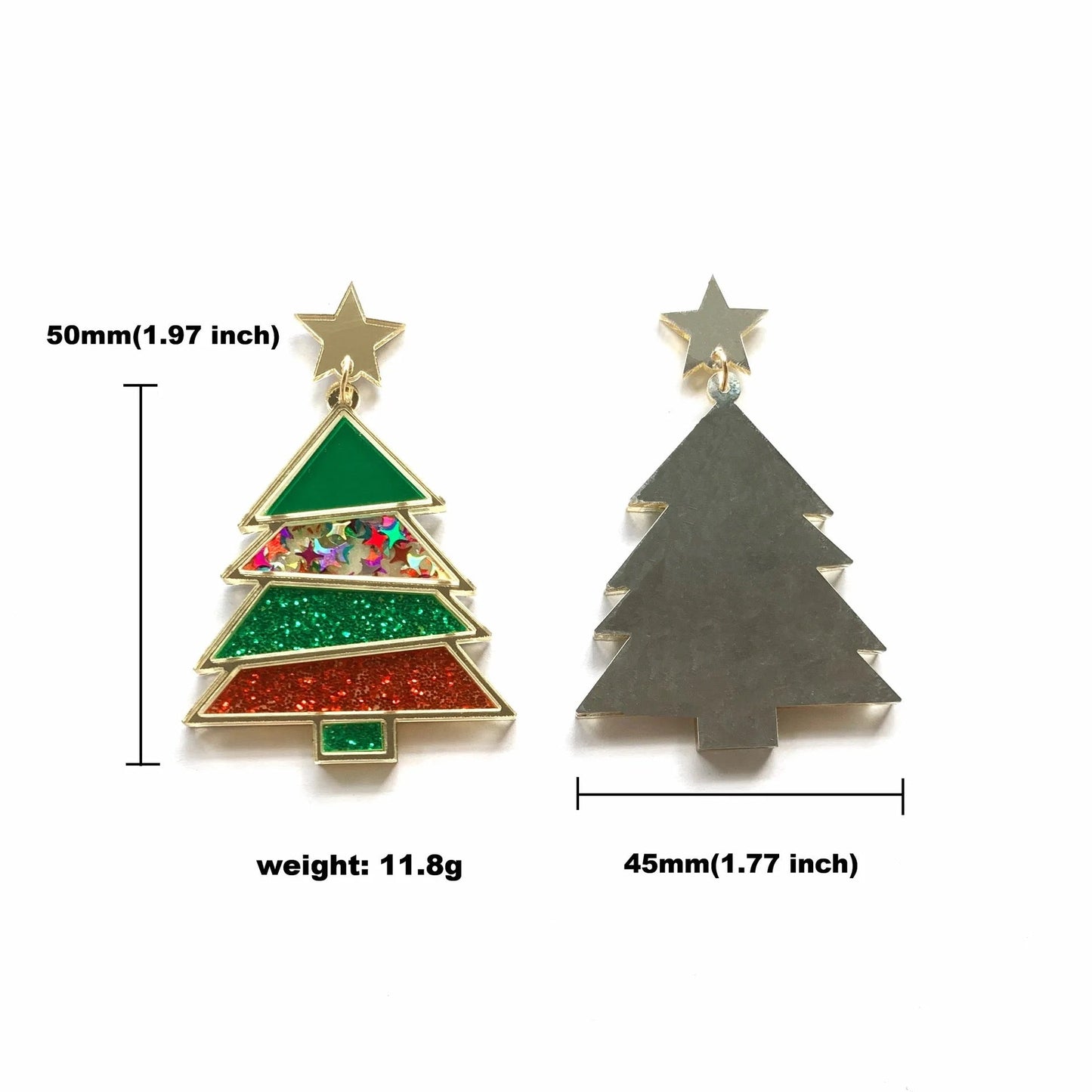 Christmas Tree Earrings - Calilo Australia