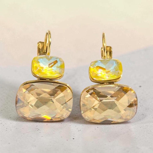 Colette Coloured Stones Earrings - Calilo Australia