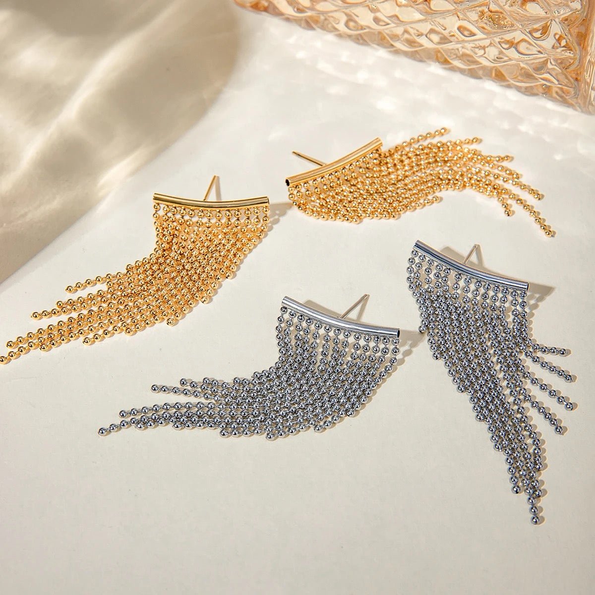 Elena Tassel Earrings - Calilo Australia