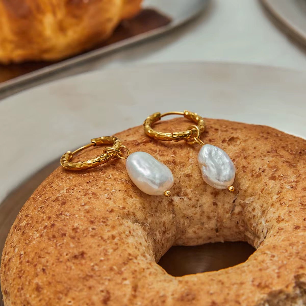 Elios Gold Earrings - Calilo Australia