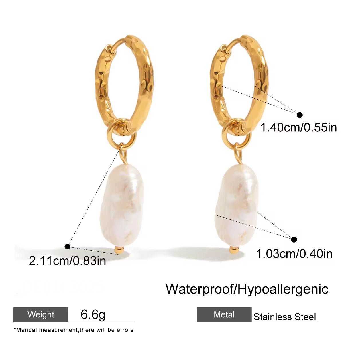Elios Gold Earrings - Calilo Australia