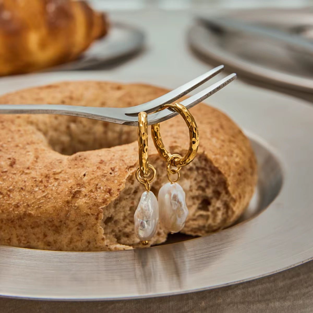 Elios Gold Earrings - Calilo Australia