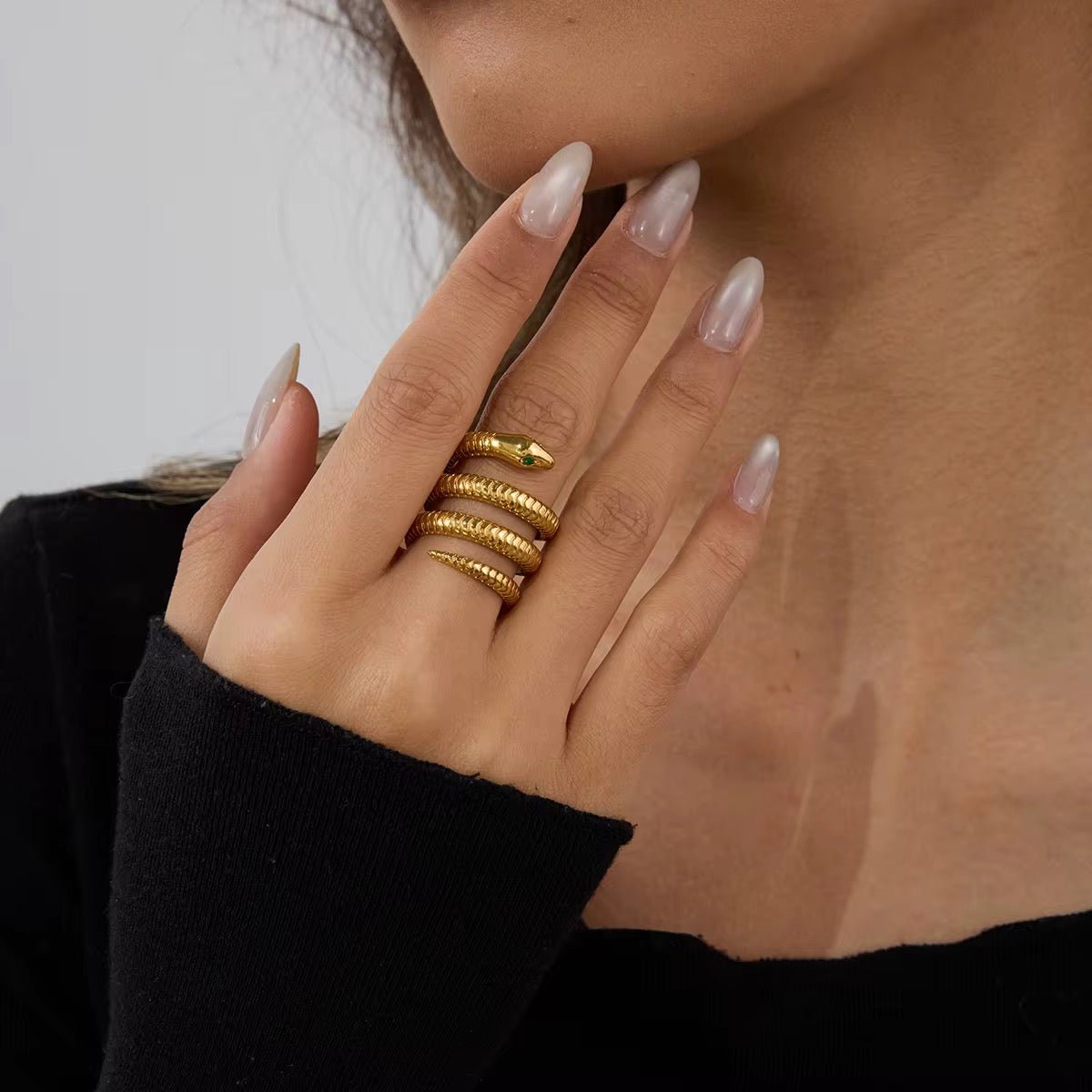 Elle Serpent Ring - Calilo Australia