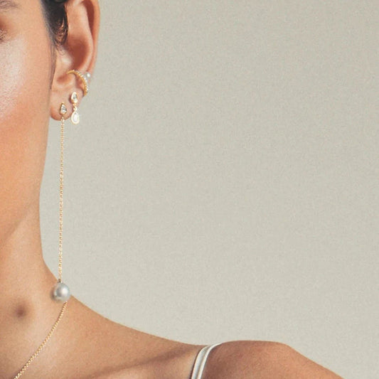 Emma Pearl Drop Earrings - Calilo Australia