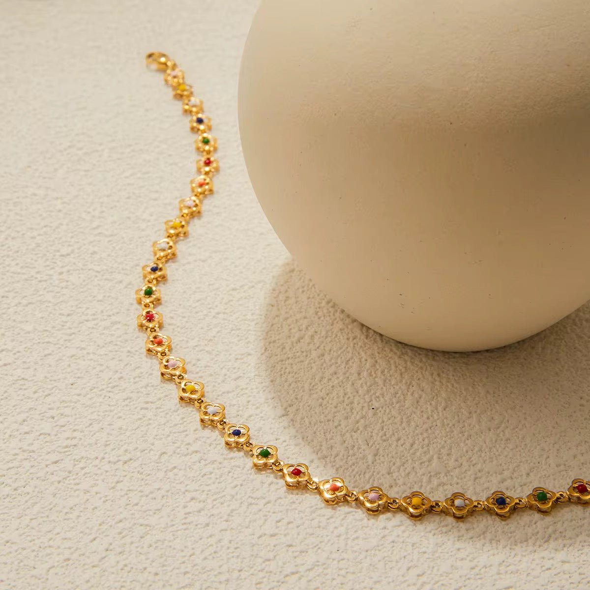 Flora Bloom Chain Necklace - Calilo Australia