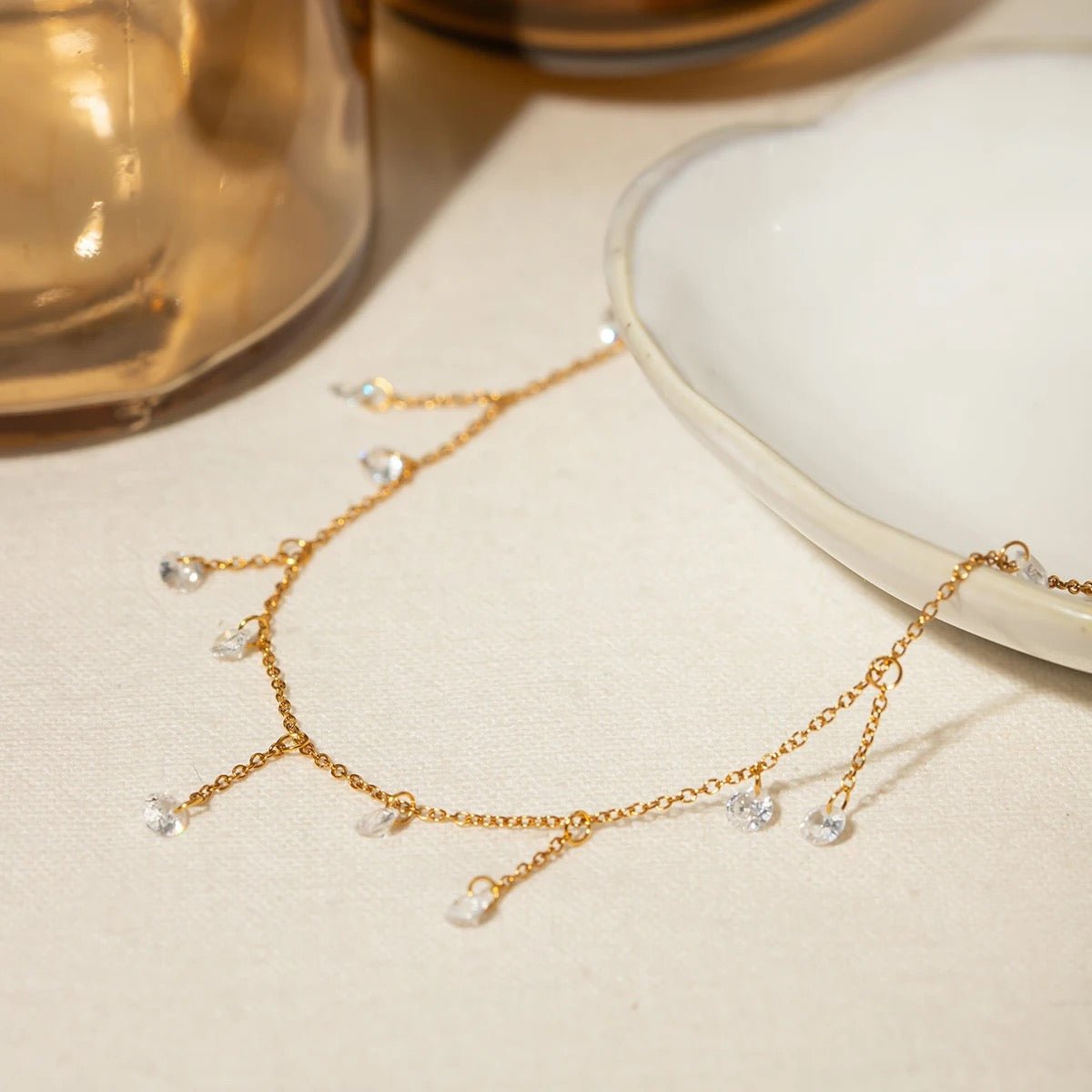 Helena Zircon Necklace - Calilo Australia