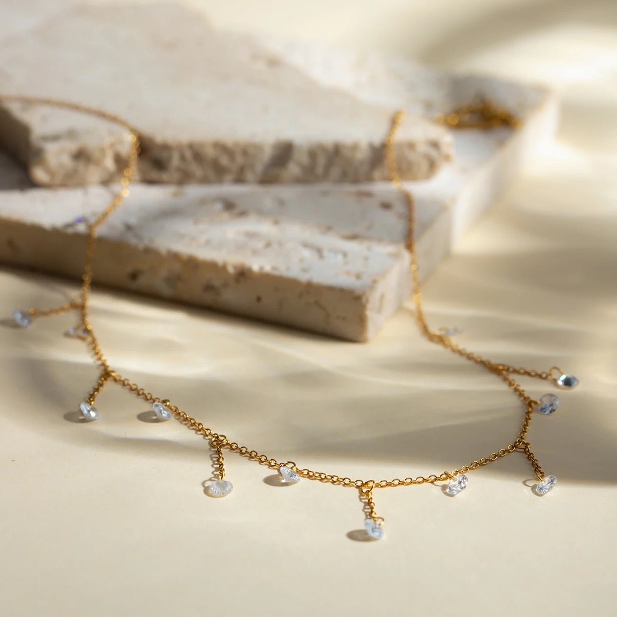 Helena Zircon Necklace - Calilo Australia