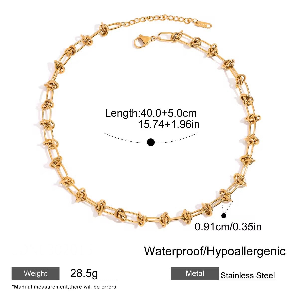 Infinity Knot Link Necklace - Calilo Australia