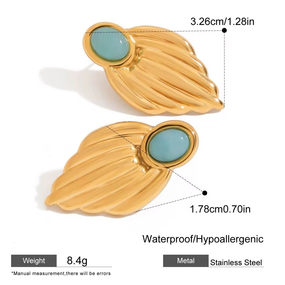 Ivy Blue Stone Earrings - Calilo Australia