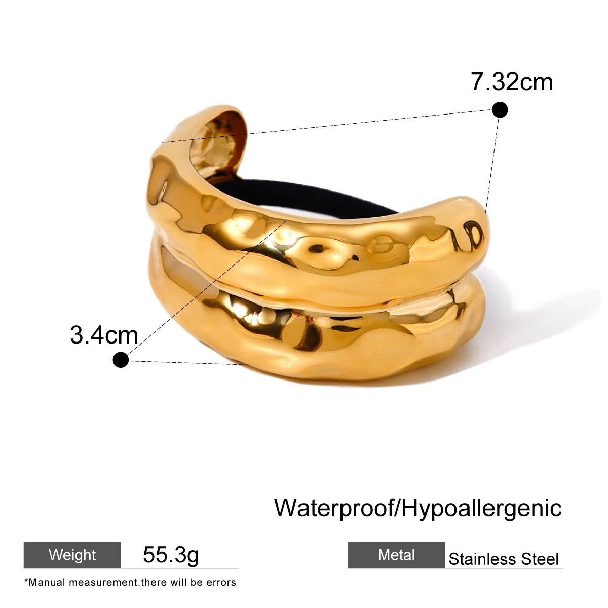 Lana Gold Hair Tie - Calilo Australia