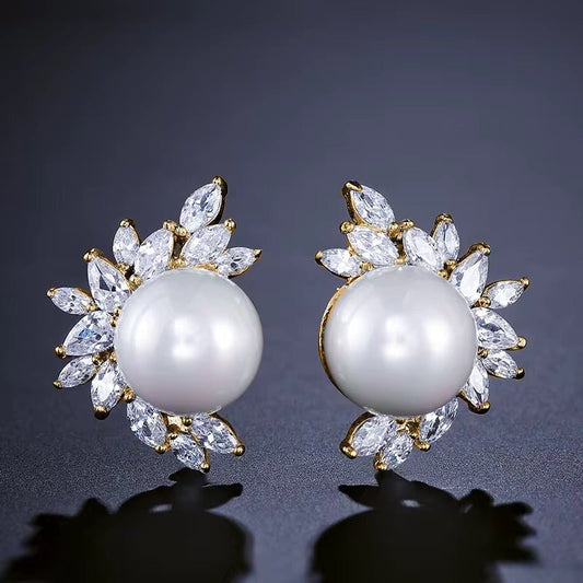 Lena Pearl Earrings - Calilo Australia