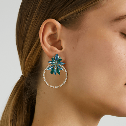 Luisa Statement Earrings - Calilo Australia