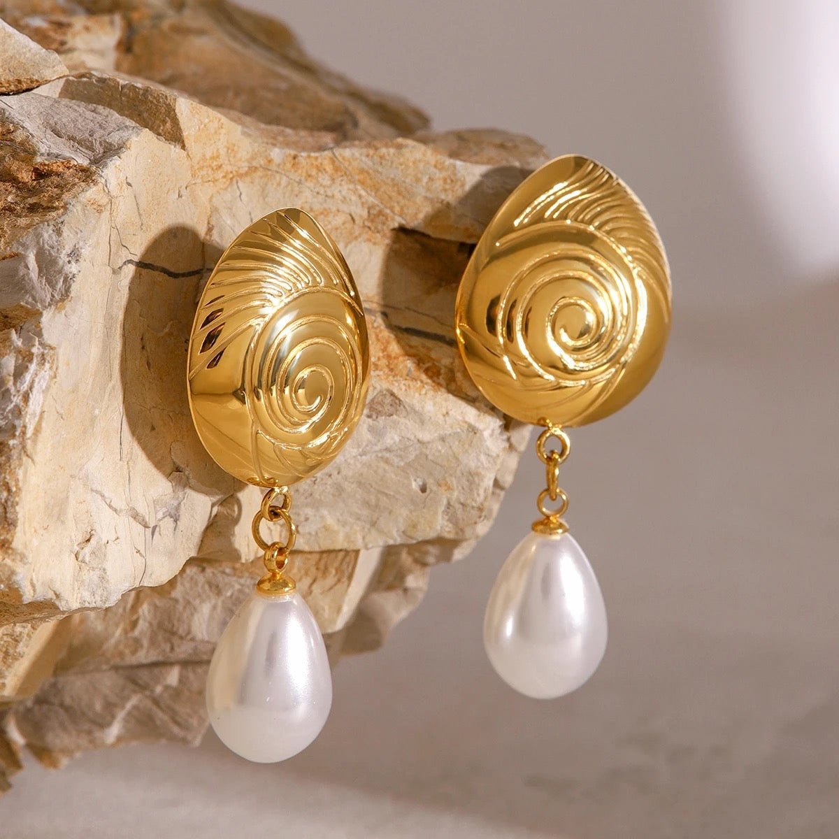 Melanie Pearl Drop Earrings - Calilo Australia