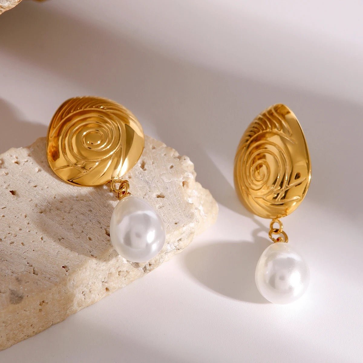 Melanie Pearl Drop Earrings - Calilo Australia
