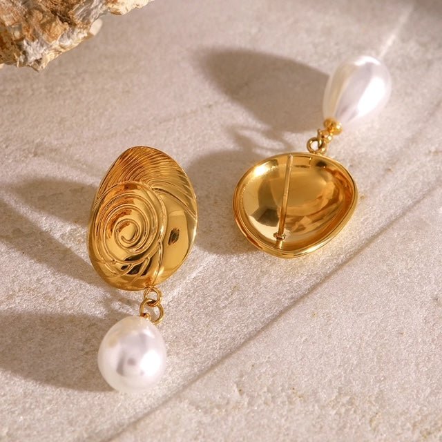 Melanie Pearl Drop Earrings - Calilo Australia