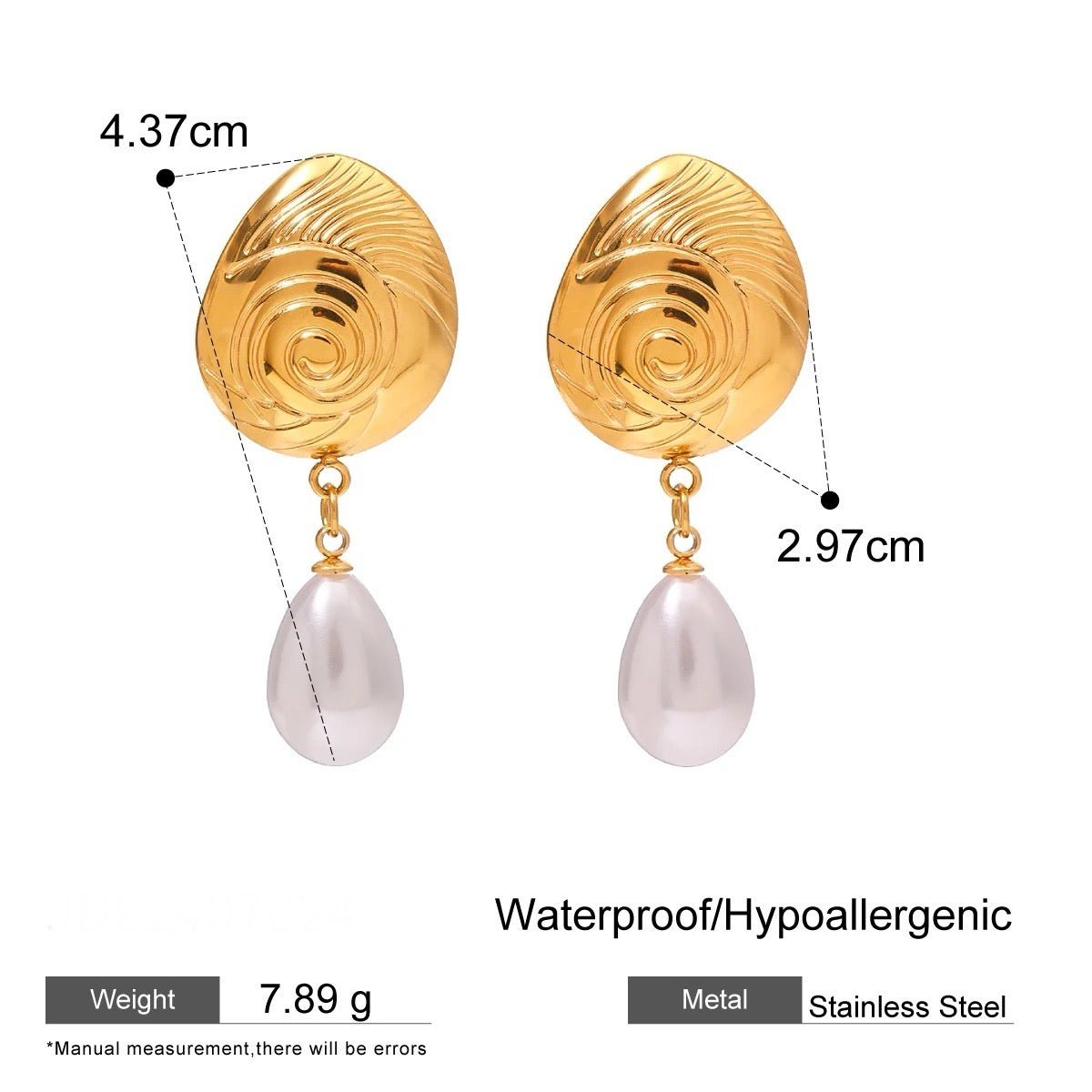 Melanie Pearl Drop Earrings - Calilo Australia