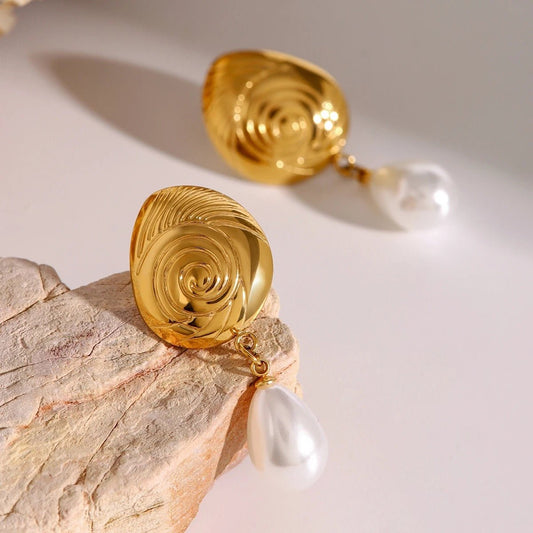 Melanie Pearl Drop Earrings - Calilo Australia
