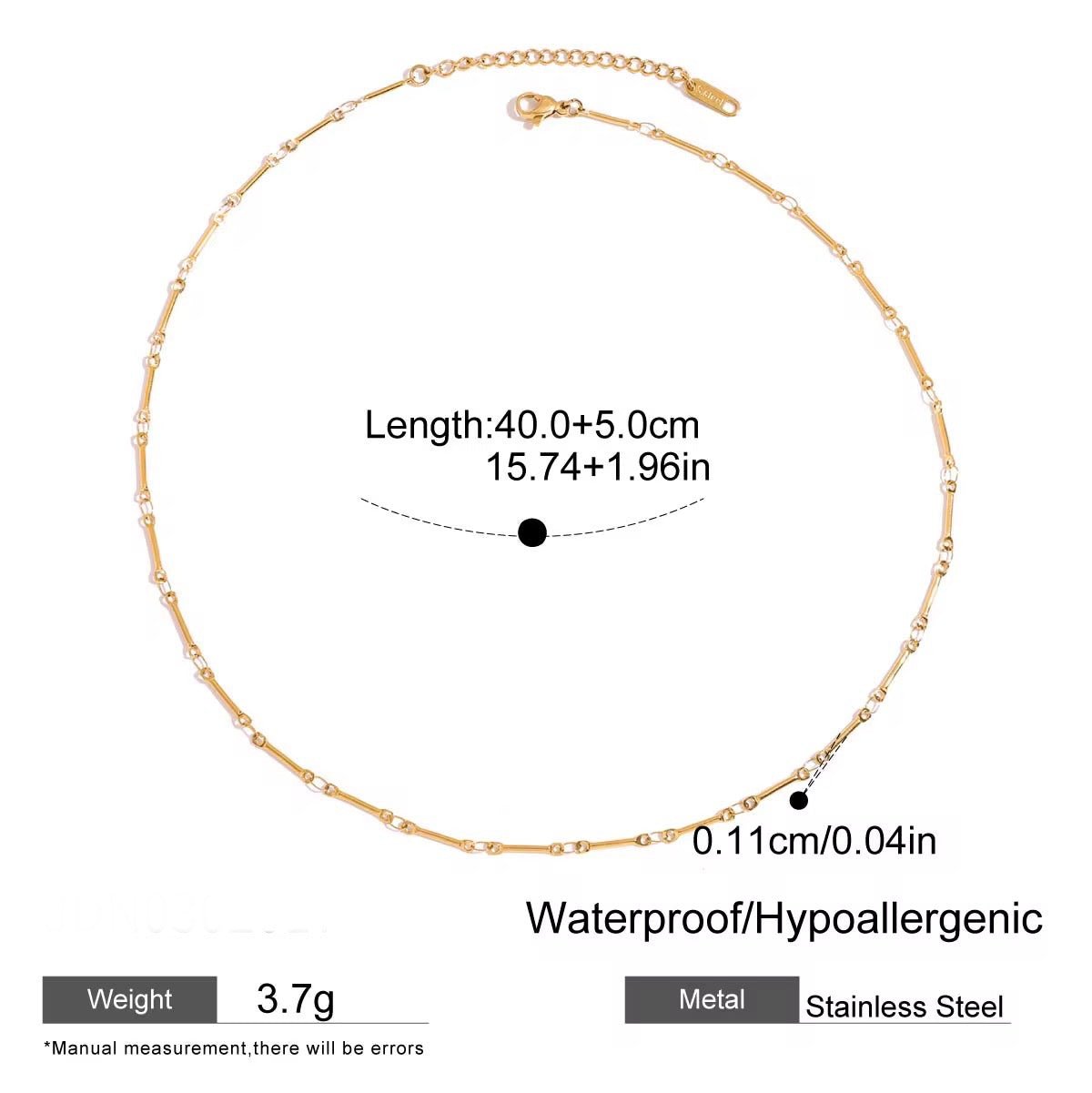 Mila Sleek Chain Necklace - Calilo Australia