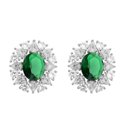 Nate Emerald Earrings - Calilo Australia