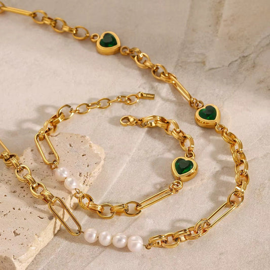 Ora Gold Heart Necklace - Calilo Australia