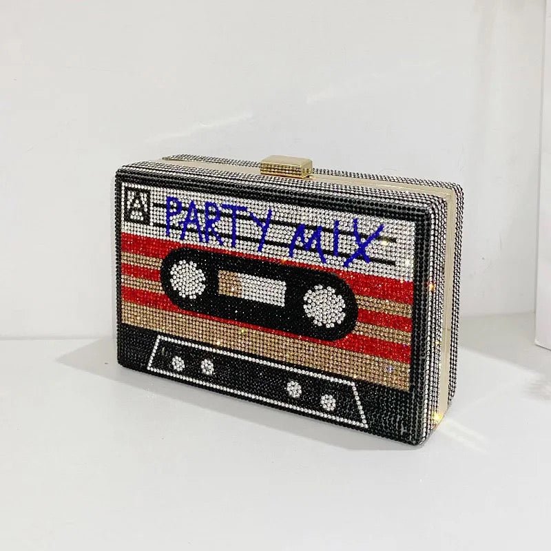 Party Mix Diamante Clutch Bag - Calilo Australia