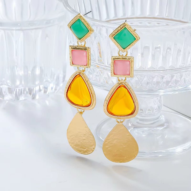 Renee Multicolour Drop Earrings - Calilo Australia