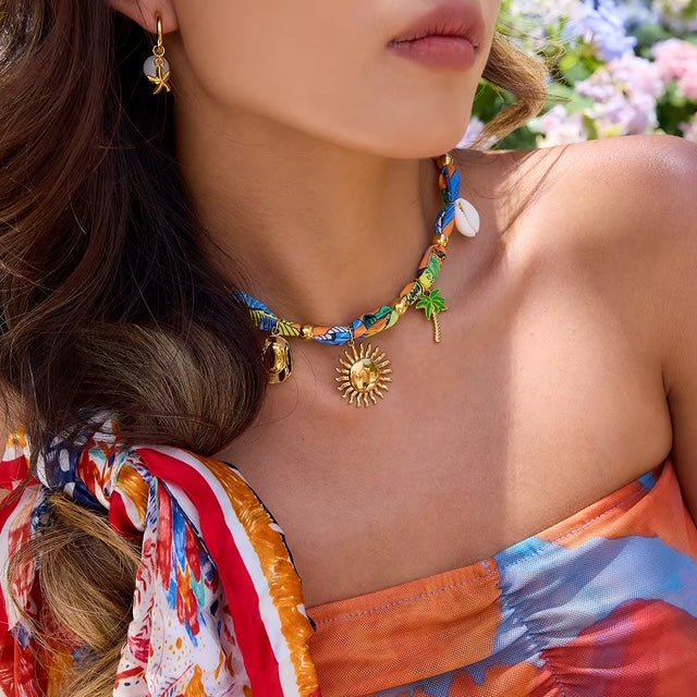 Rosalie Charm Necklace - Calilo Australia