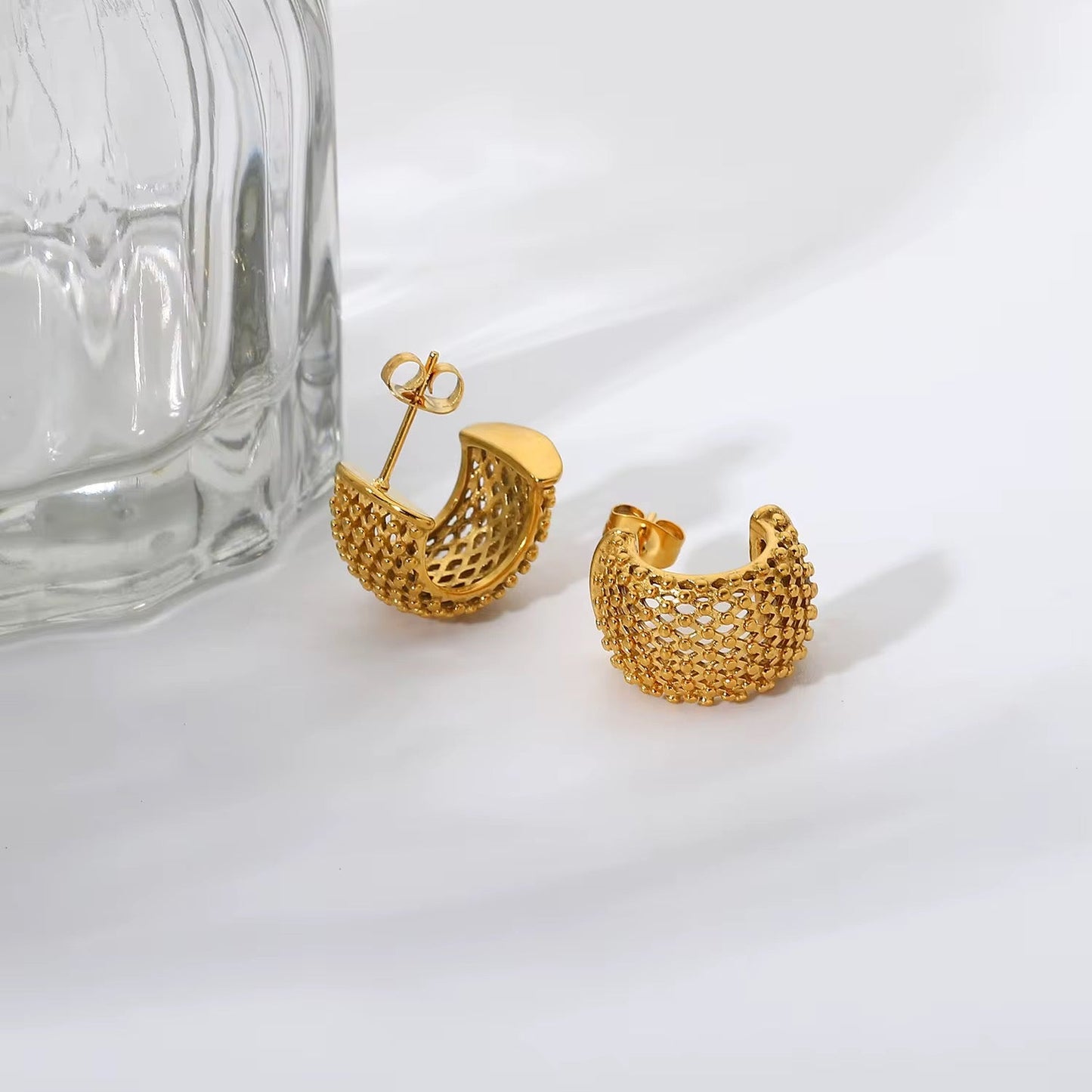 Sarah Gold Earrings - Calilo Australia